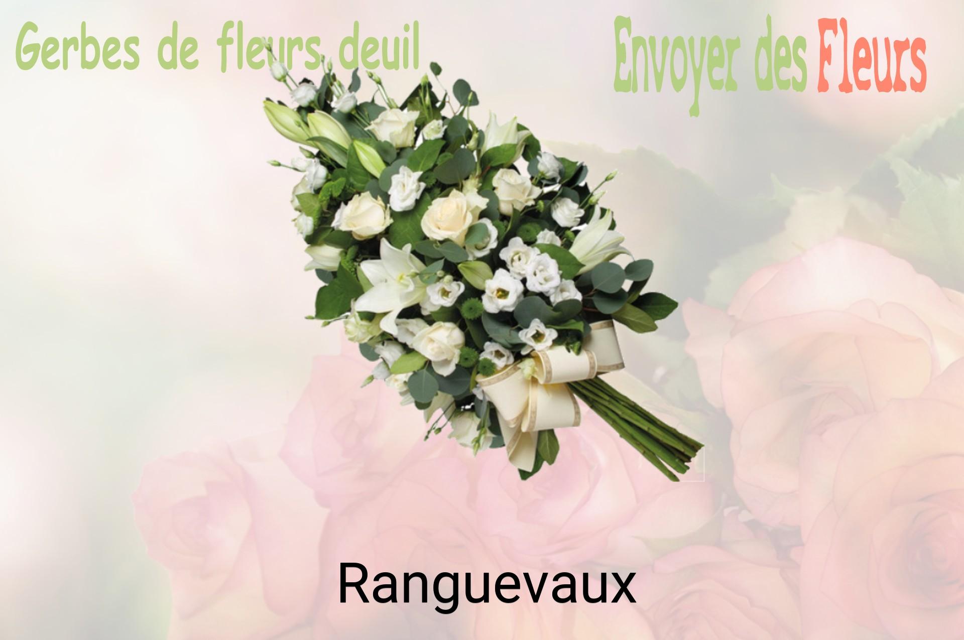 Gerbe de fleurs de deuil livrée à Ranguevaux